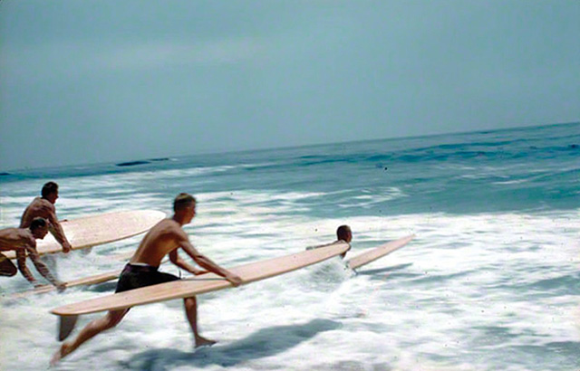 California Surfing and Climbing in the Fifties