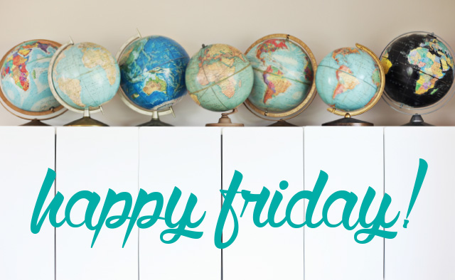 Image result for Happy Friday globe