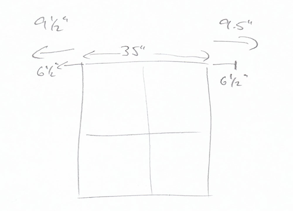 measuring for curtains