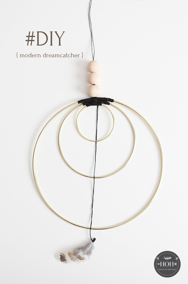 DIY Modern Dreamcatcher - House Of Hipsters - DIY