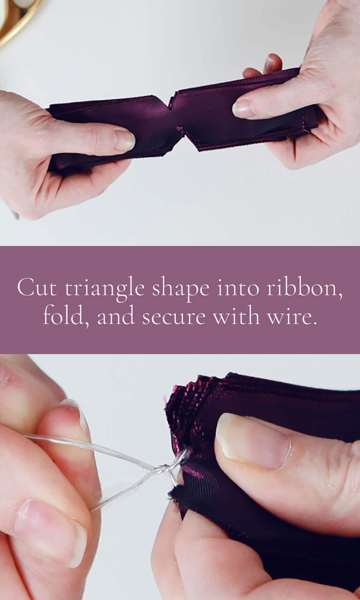 Super Easy Bow Making Tutorial - Learn how to make a super easy gift bow using wire ribbon and wrap presents like a professional in 10 simple steps.