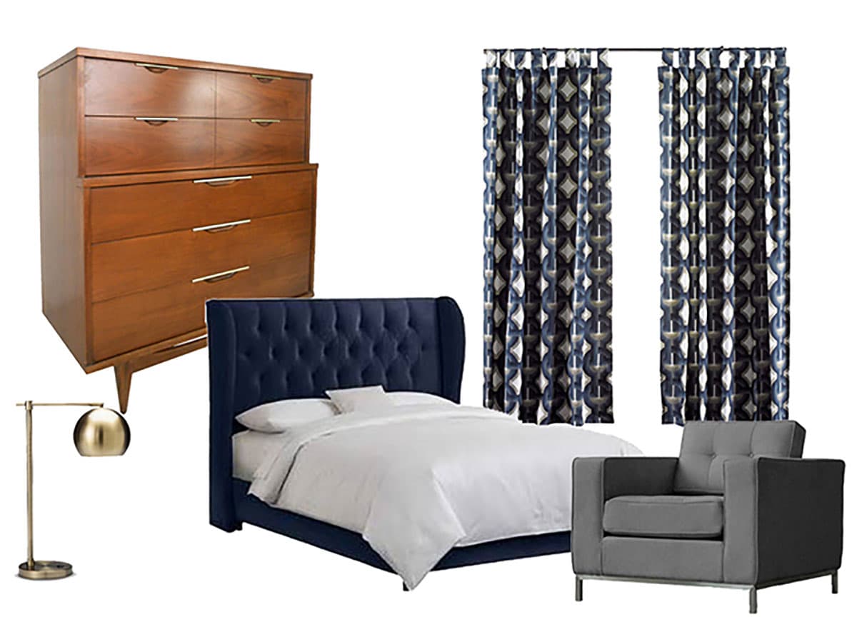 bedroom makeover mood board