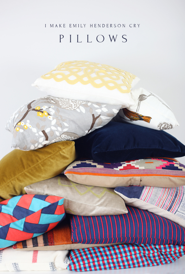 But srsly: how to mix and match pillows on a sofa