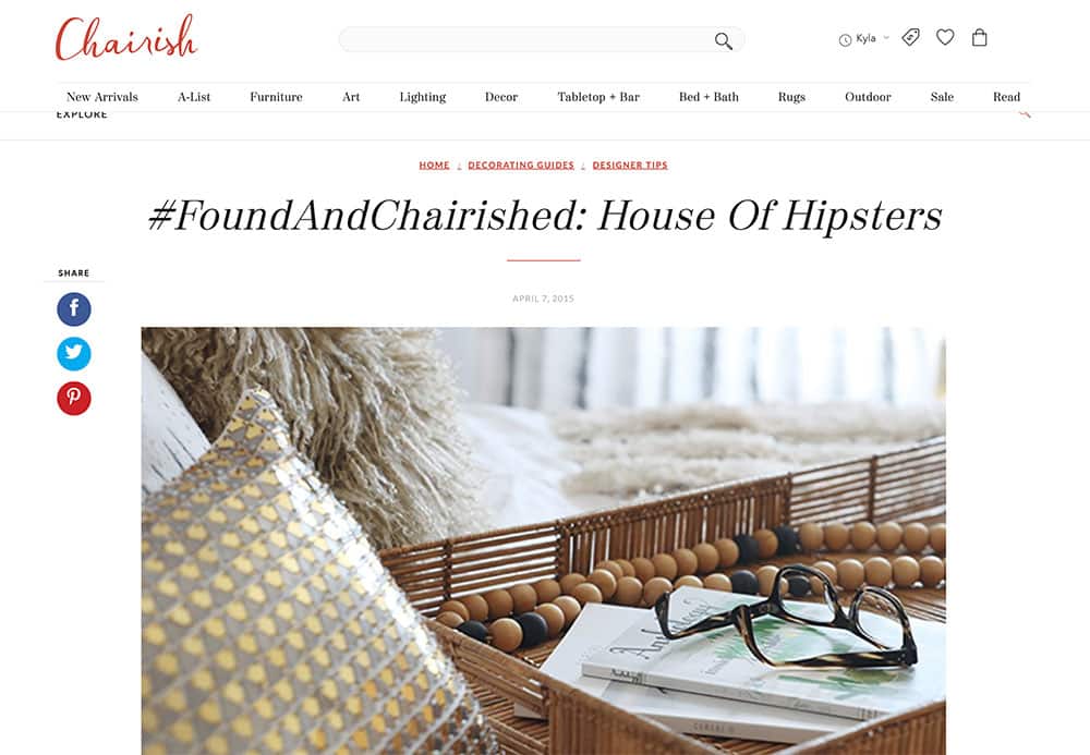 House Of Hipsters On Chairish