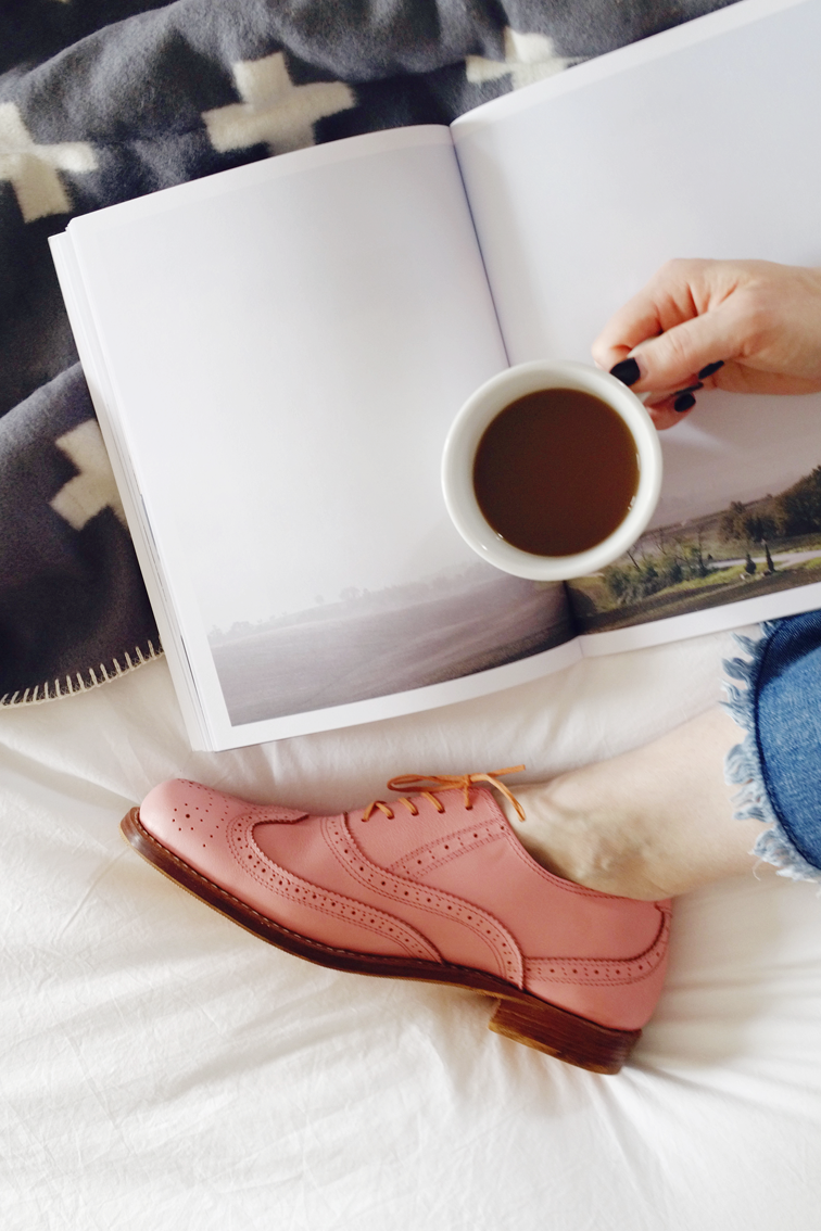 pink oxfords