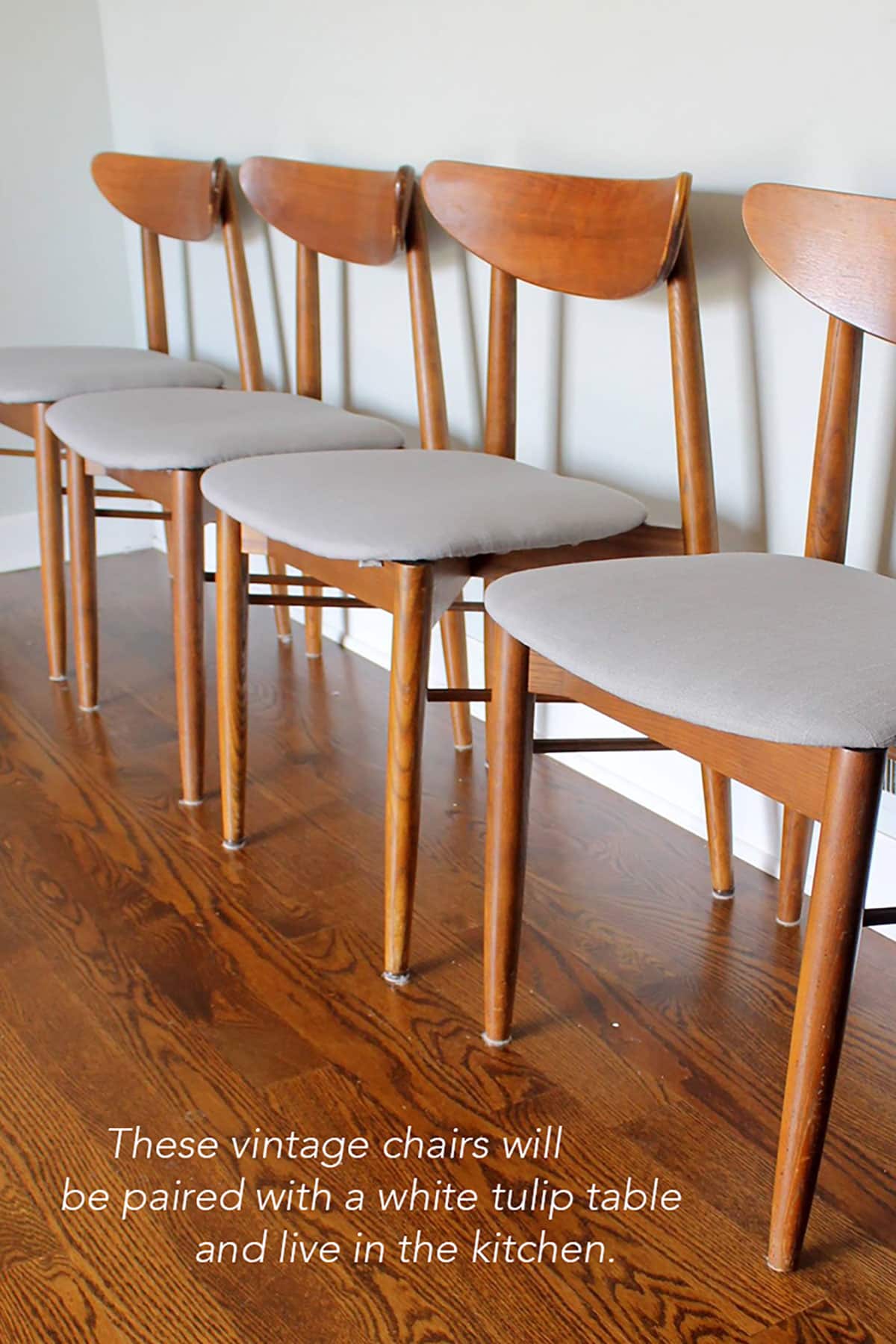 Mid-Century Modern wooden chairs
