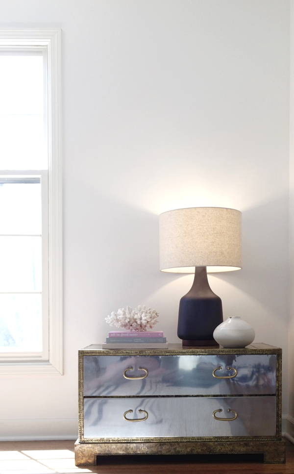 Blogger Stylin Home Tour - Summer Edition -brass sarreid chest