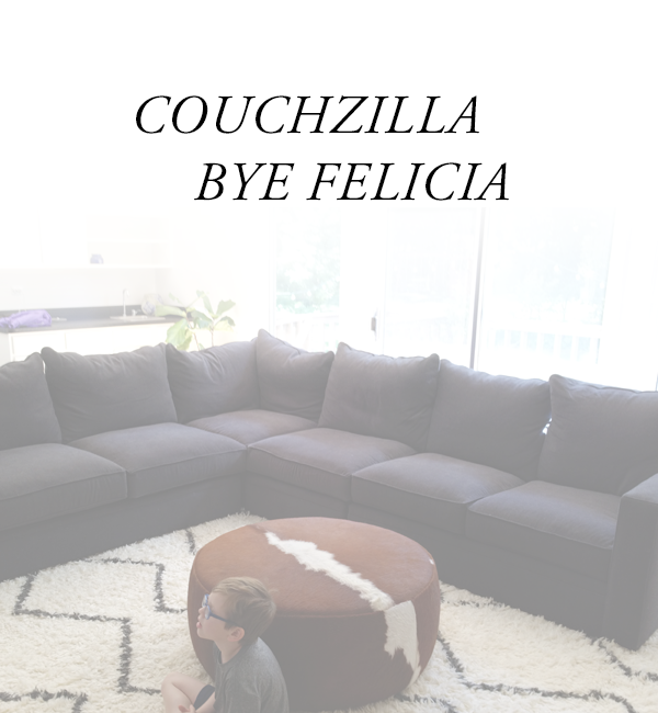 Peace out Couchzilla. Adding more seating to a room with poufs