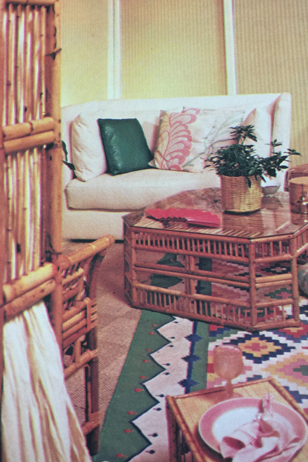 Rattan - We're all obsessed with 70’s design trends, and we didn't even know it