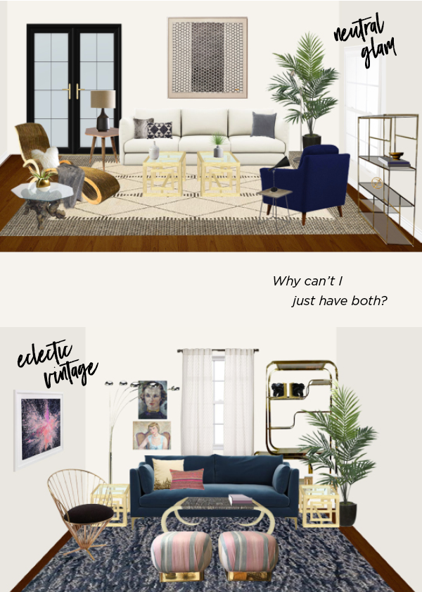 Why I chose the Interior Define Caitlin Sofa for my Decorist DesignOff living room makeover.