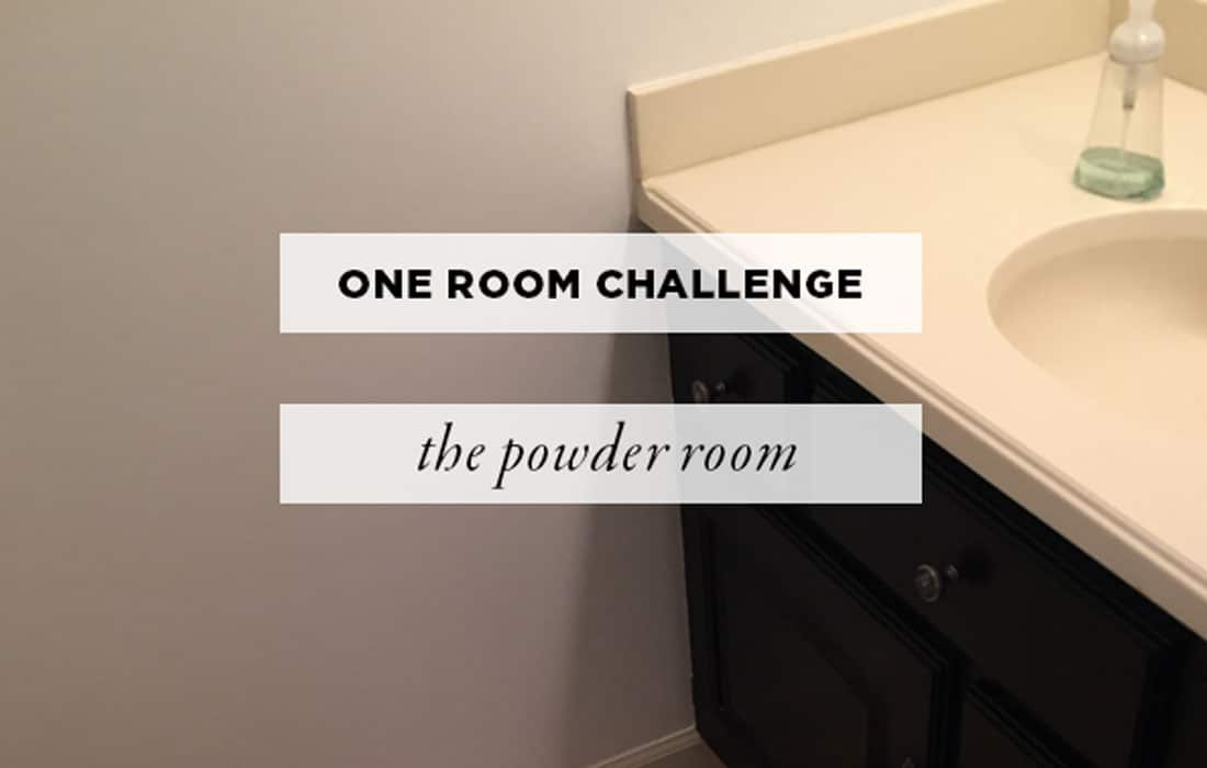 House Of Hipsters One Room Challenge Powder Room Bathroom Makeover