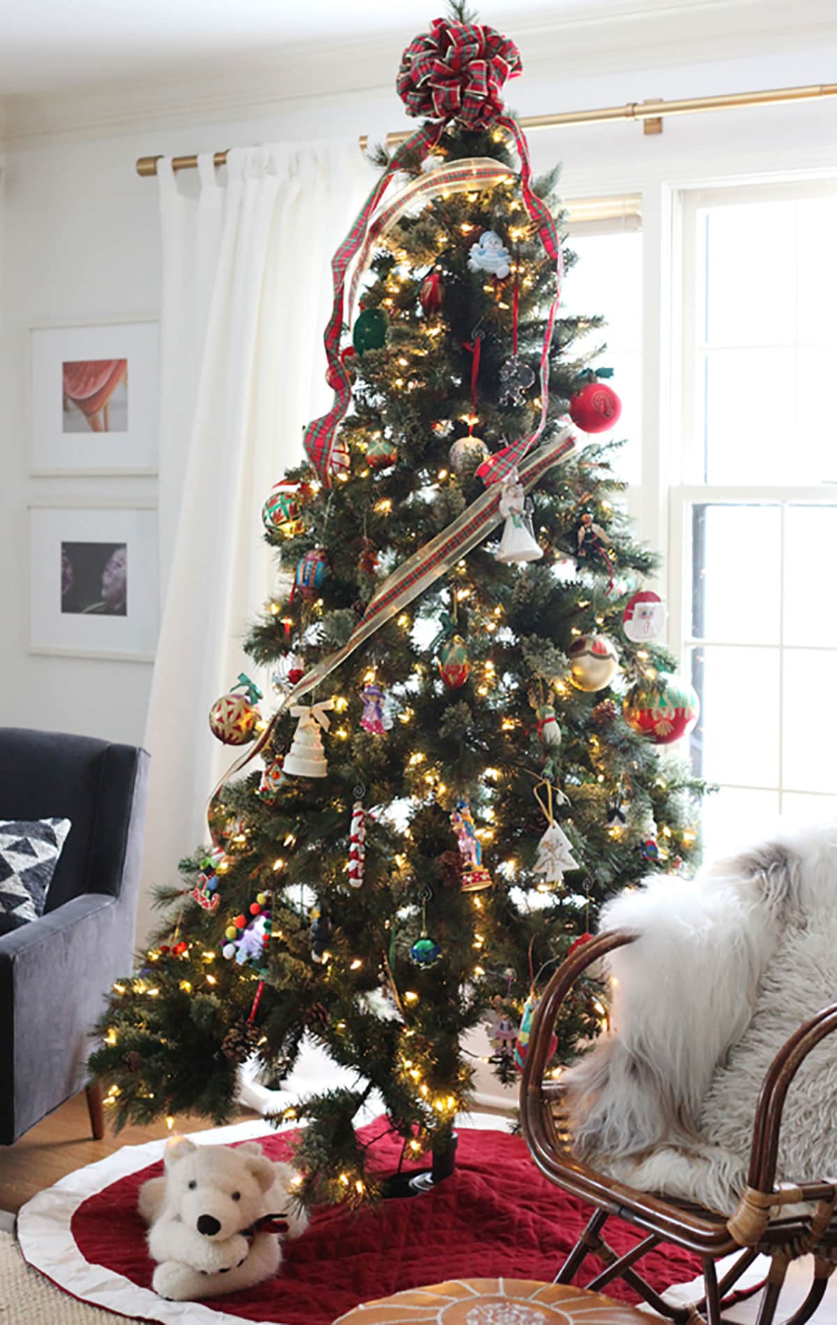 eclectic modern decor holiday home tour christmas