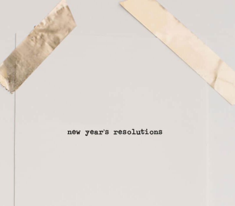New Year's Resolutions - free printable