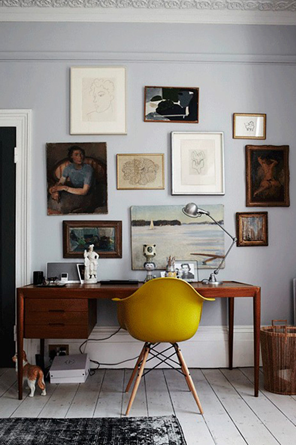 Creating A Vintage Modern Home Office - House Of Hipsters - Home Decor