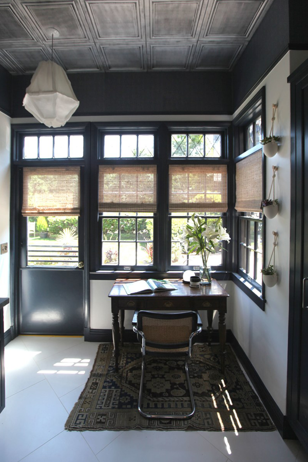 Designer Dana Triano dreamed up this home office workspace nook for the Pasadena Showcase House for the Arts