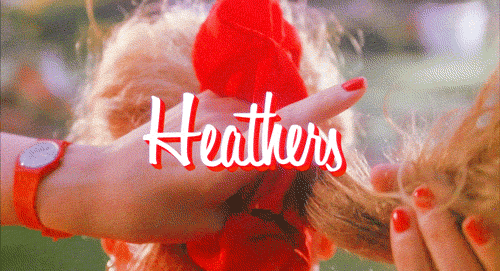 Heathers I'm red scrunchie