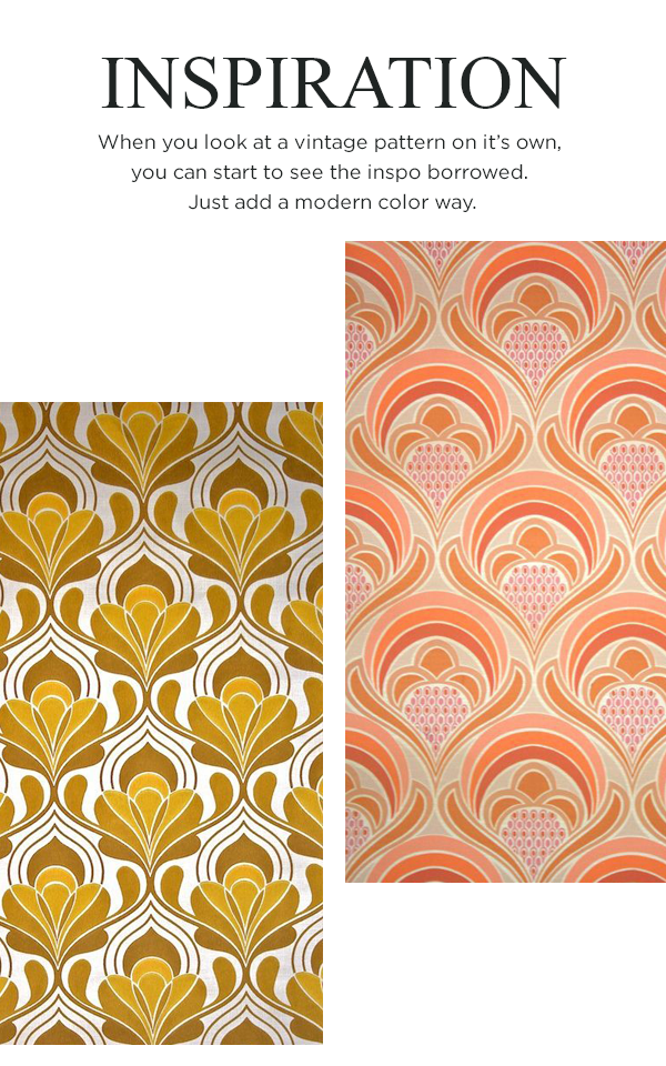 Retro Wallpaper inspiration form the 70's and 80's.