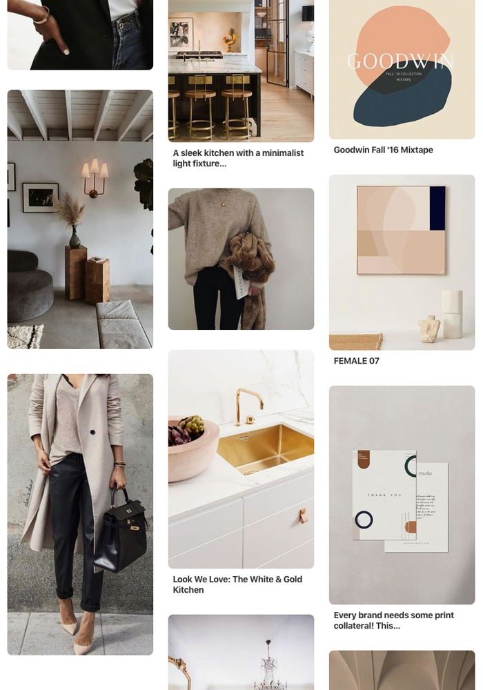 Finding Your Style Visual Mood Board Using Pinterest