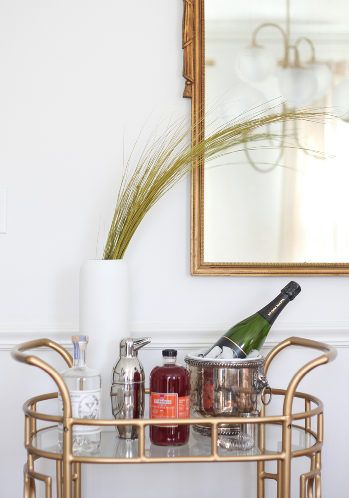 My 5 top steps to beautify a hard working bar cart and make your next gathering extra Insta-worthy. 