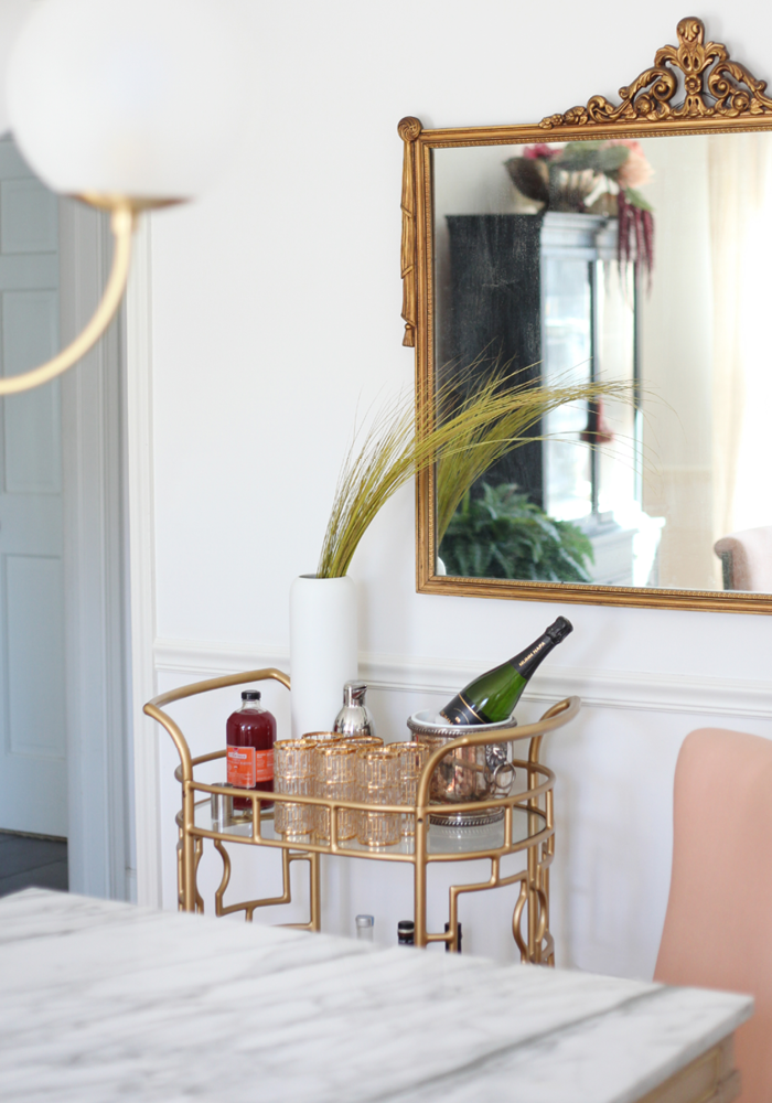 My 5 top steps to beautify a hard working bar cart and make your next gathering extra Insta-worthy. 