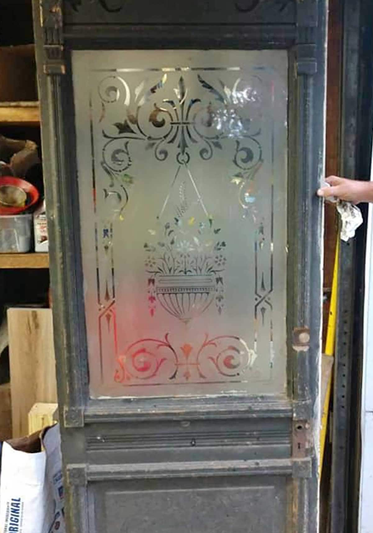 Modern Eclectic Kitchen Makeover And Renovation Renovation On A Budget - Antique Door On Facebook Marketplace