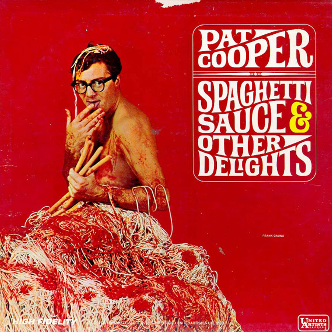 Album cover "Spaghetti Sauce & Other Delights" by Patrick Cooper