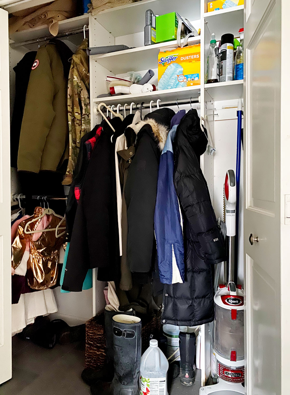 Closet Makeover Beautiful  Functional Walkin Closet