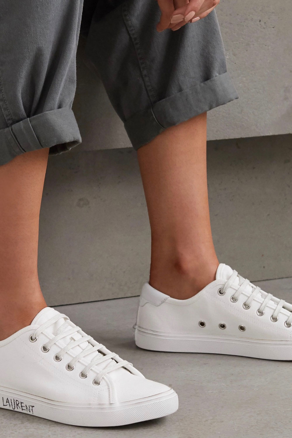 Saint Laurent White Sneakers