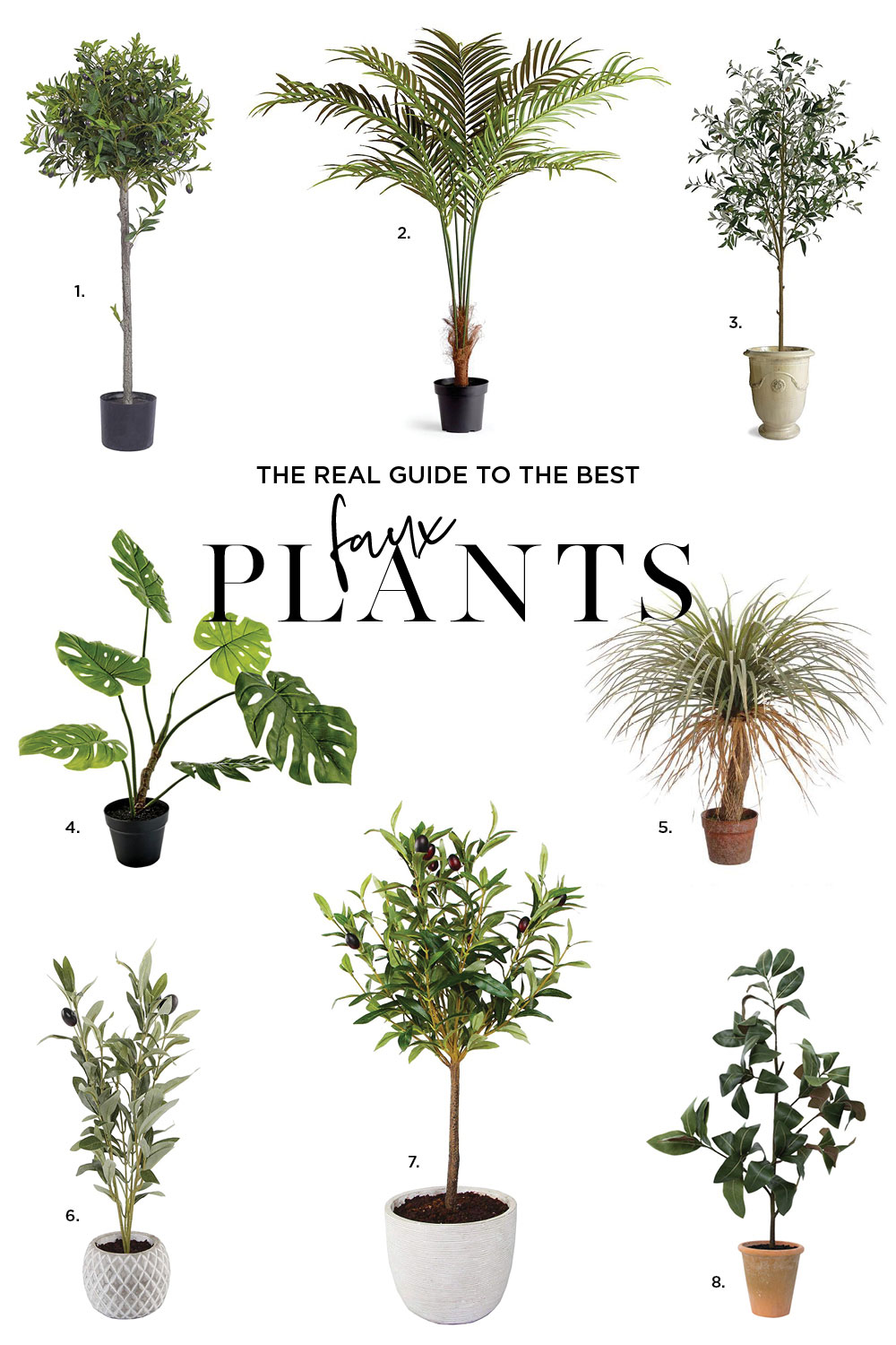 Guide to the Best Faux Plants - 25 Artificial Plants, Trees, and Flowers That Don’t Look Fake