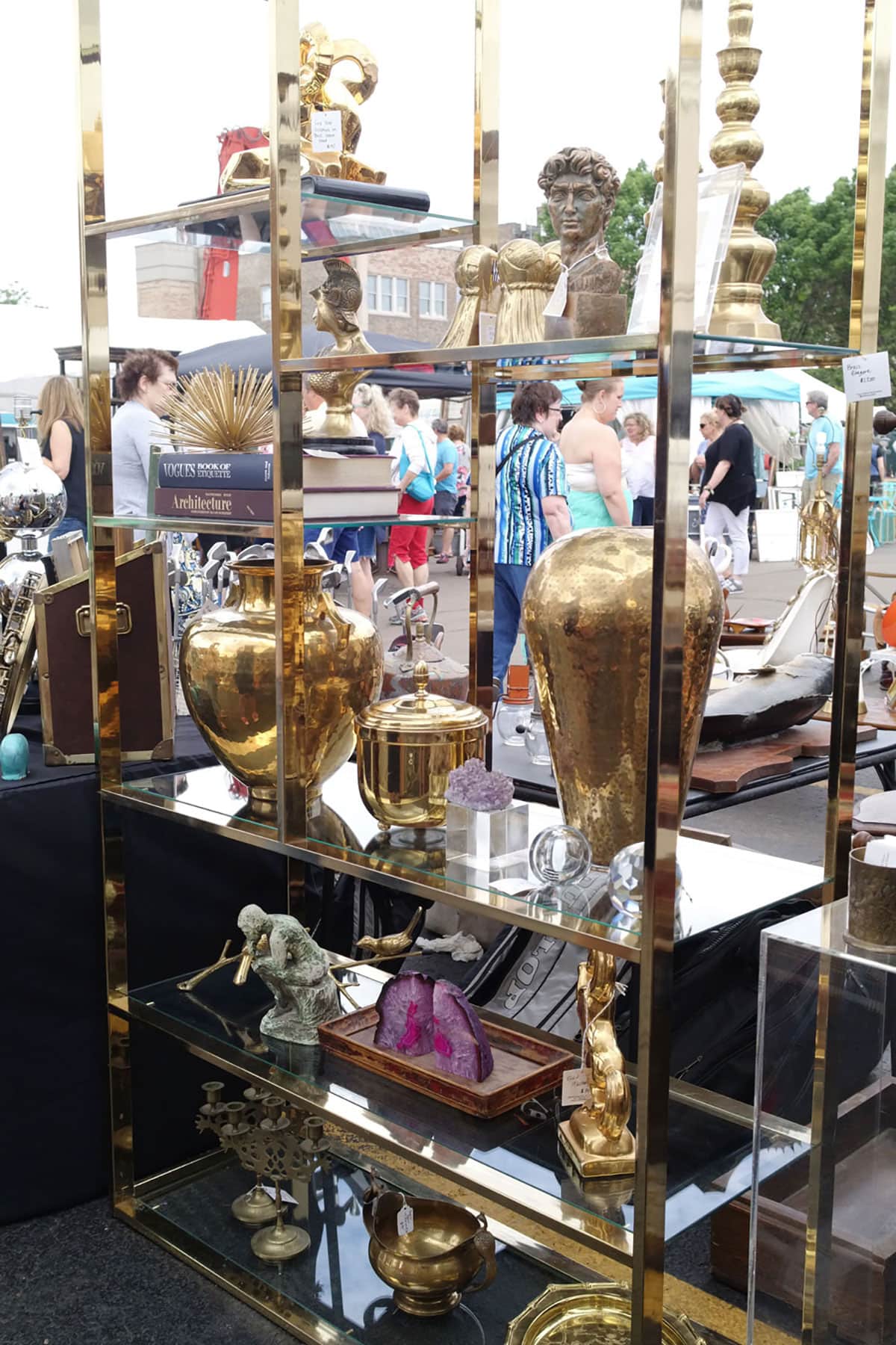 Guide to Home Decor Shopping in Chicago - Checking out the Randolph Antique Market in the West Loop.
