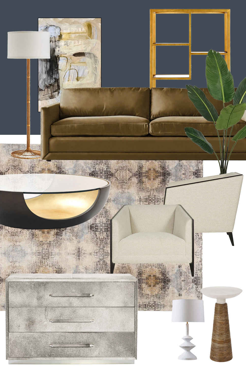 Modern Living Room Makeover Idea