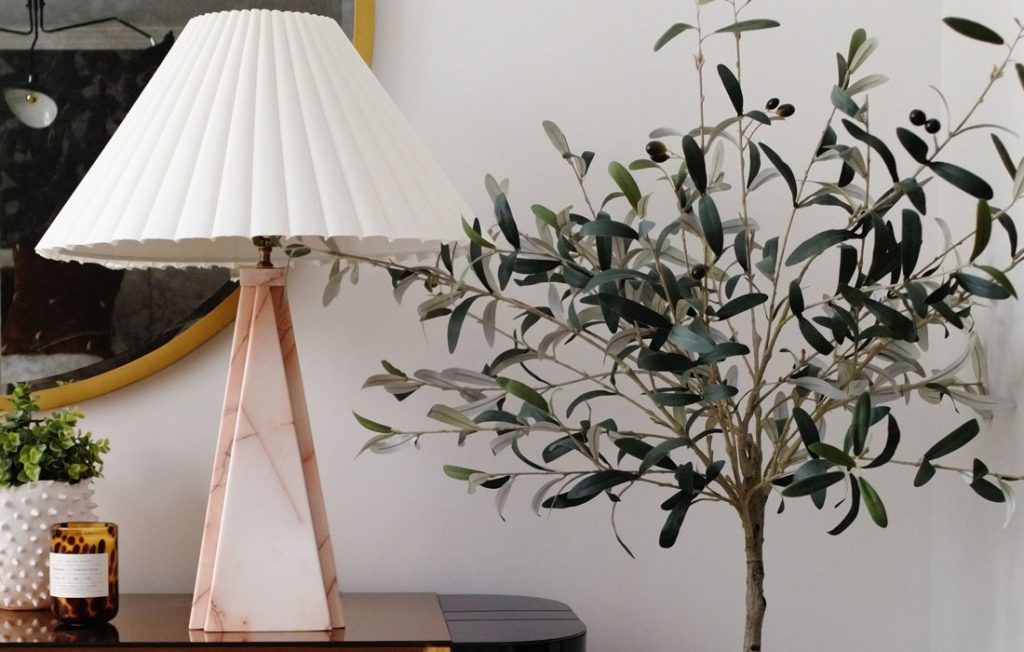 best faux olive trees that look real and interior designers love