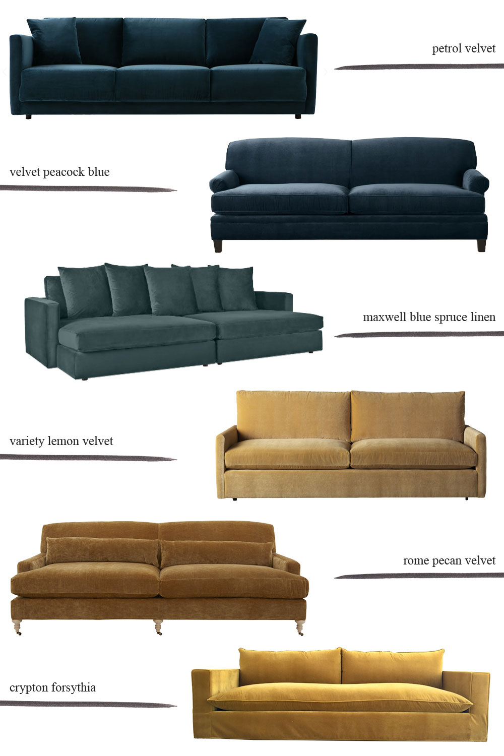 Modern Sofas For The Living Room - House Of Hipsters - Home Decor