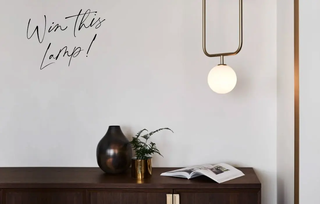 Win this modern contemporary pendant lamp designed by SEED Design USA and available at Wescover