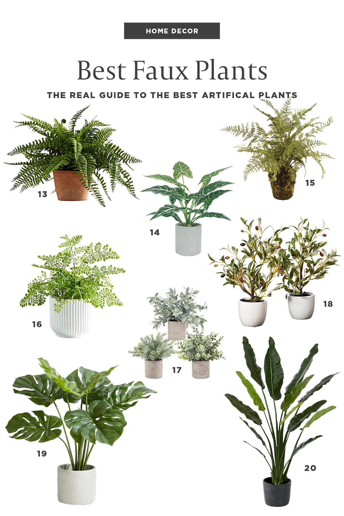 Guide in Potting Artificial Plants Using Planters