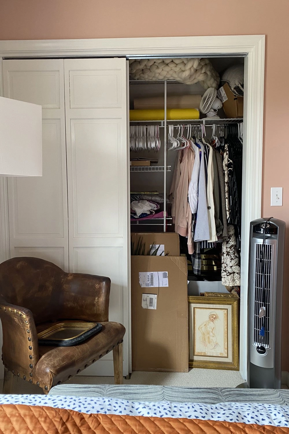 Easy DIY Closet Reading Nook