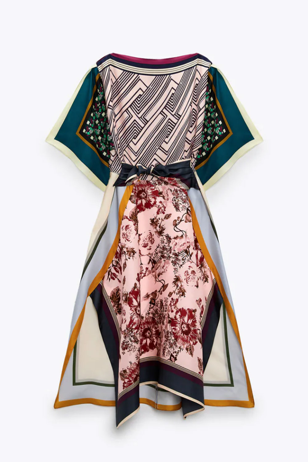 Zara Scarf Collection Dress