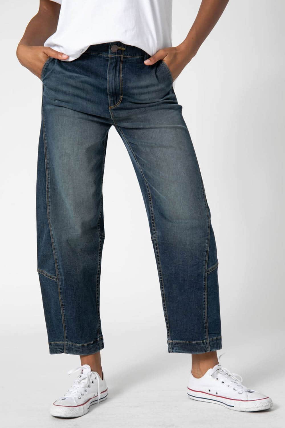 Guide To What's Trending In Denim - the barrel cut jeans