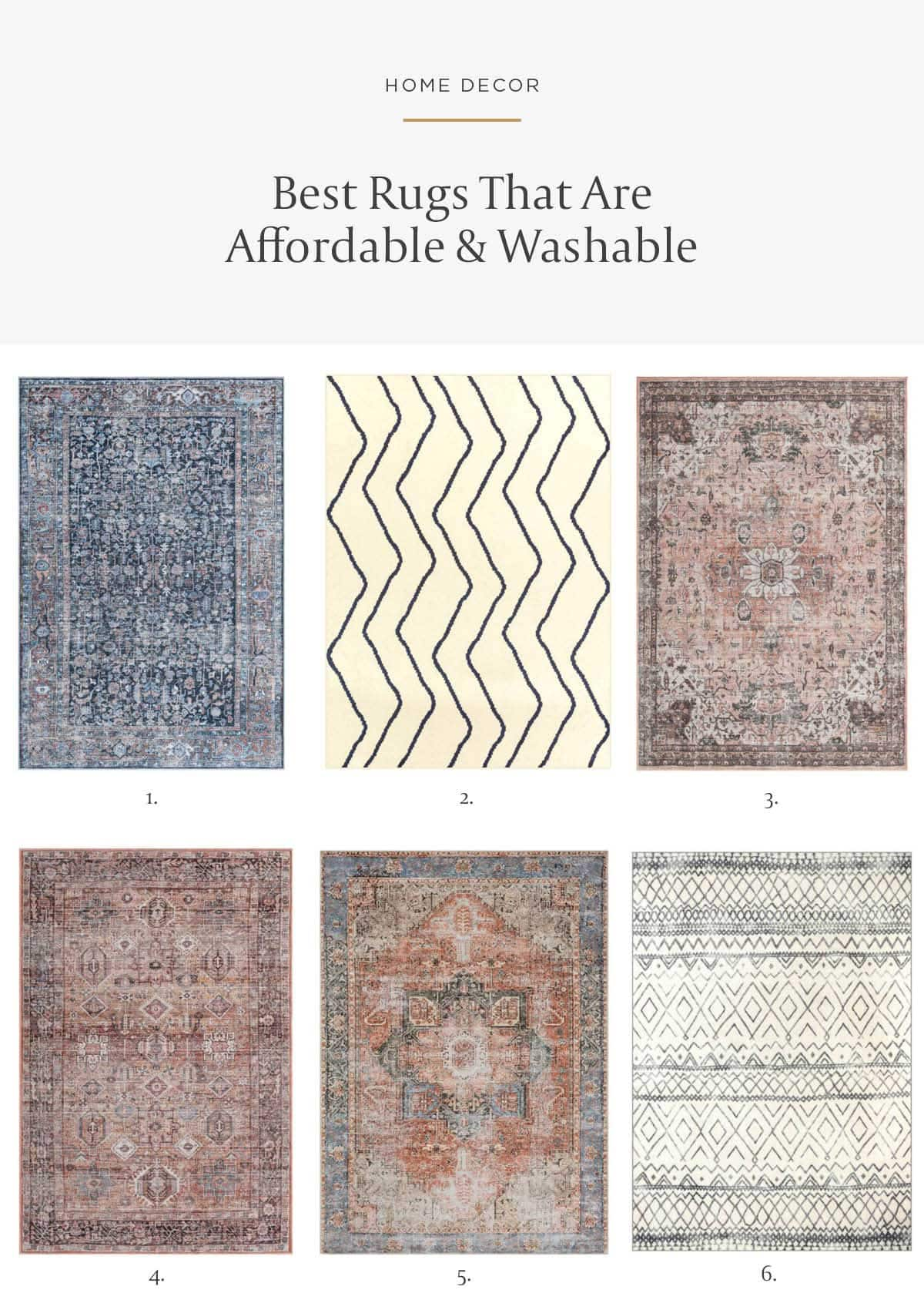 Affordable Washable Kitchen Rugs are a Must - M Loves M