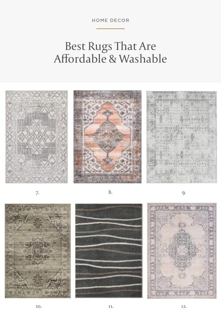 12 Best Affordable Rugs That Are Washable House Of Hipsters