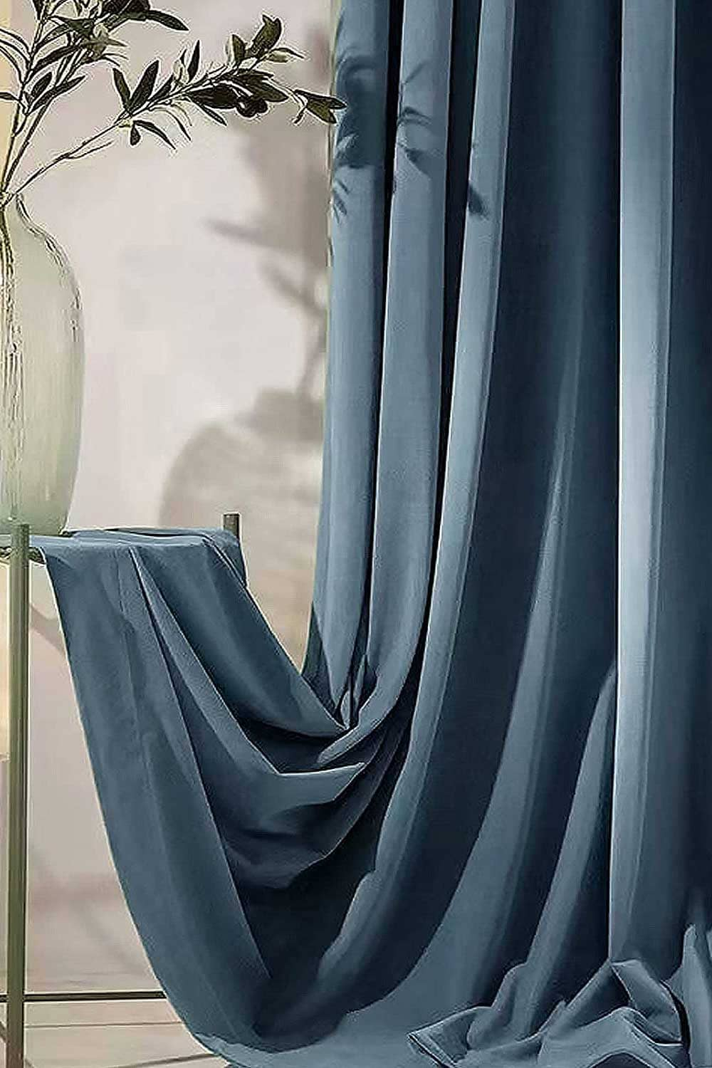 Where To Buy Affordable Curtains And Drapes 2024 House Of Hipsters   Cheap Curtains And Drapes Online Blue Velvet Blackout Jinchan 