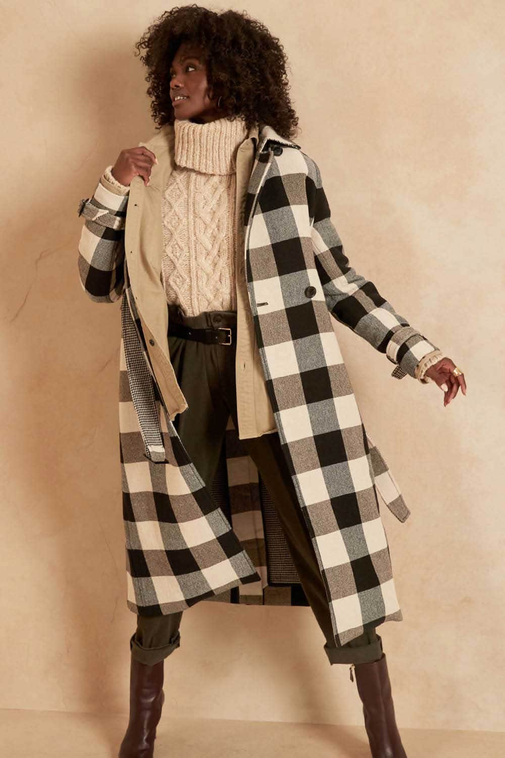 Best Plaid Trench Coat For Fall