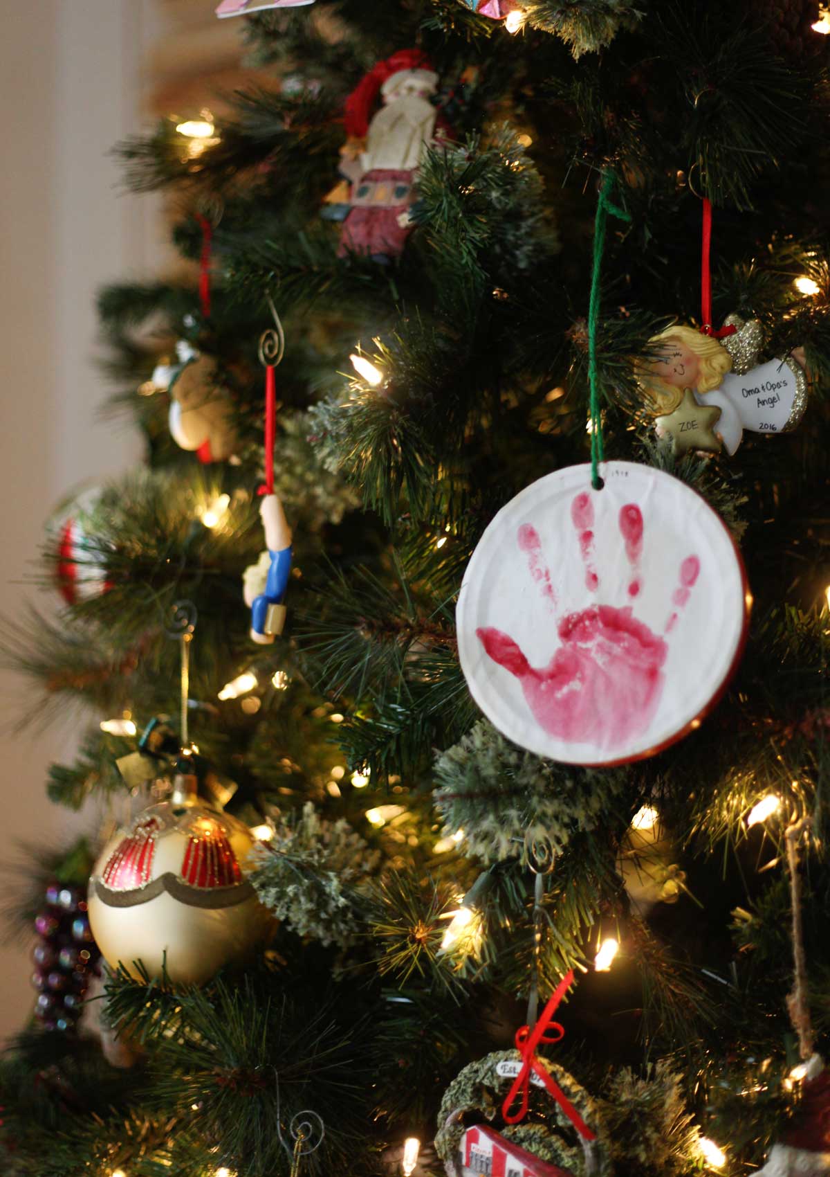 decorate your christmas tree with their handmade ornaments