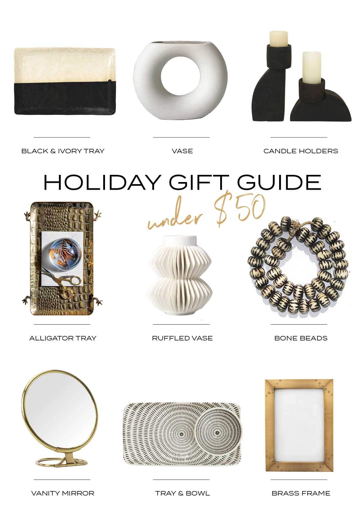 Affordable gifts under $50