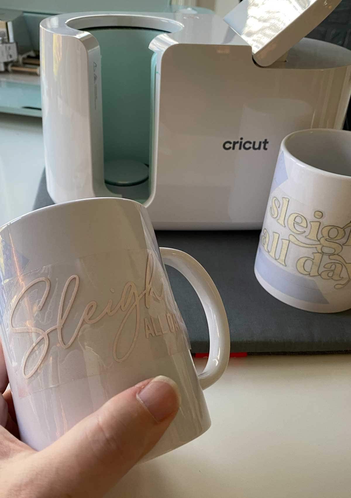 DIY Gift Idea with a personal touch with this Beginner Cricut Mug Press Project