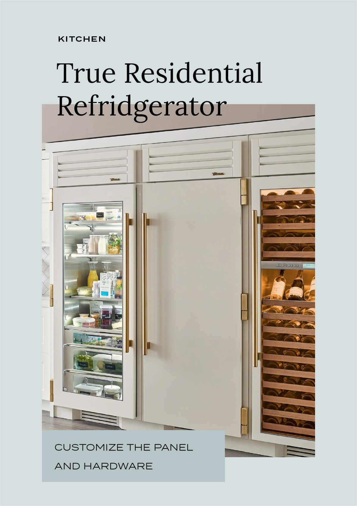 True Residential Refrigerator