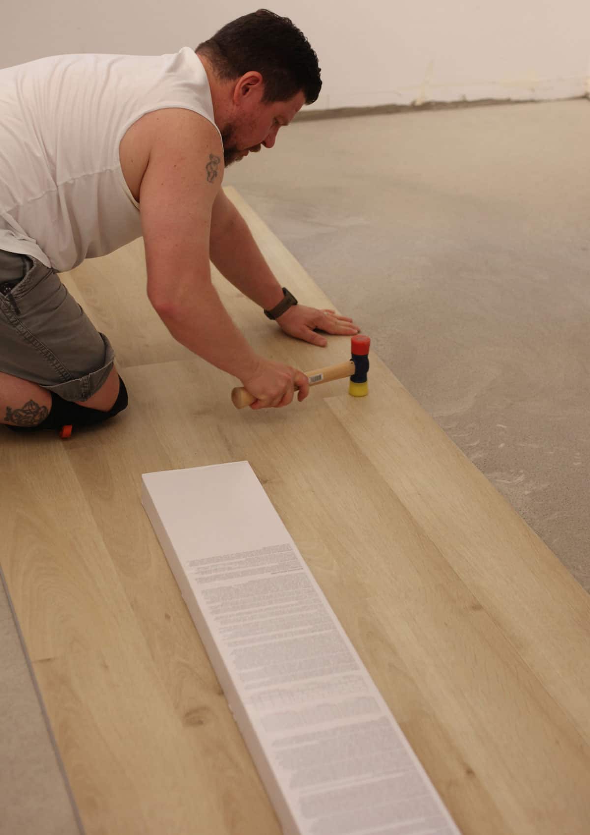 installing luxury vinyl flooring from NovaFloor