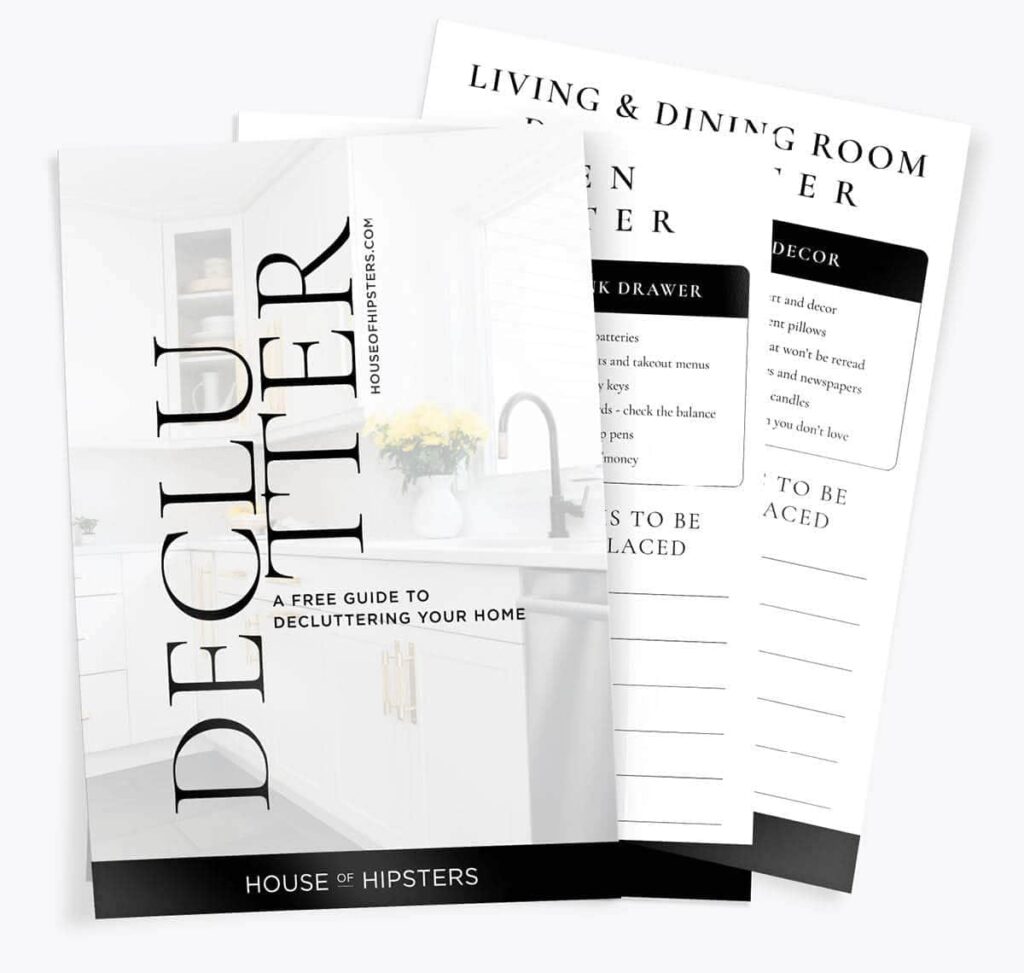 Free Declutter Your Home Checklist