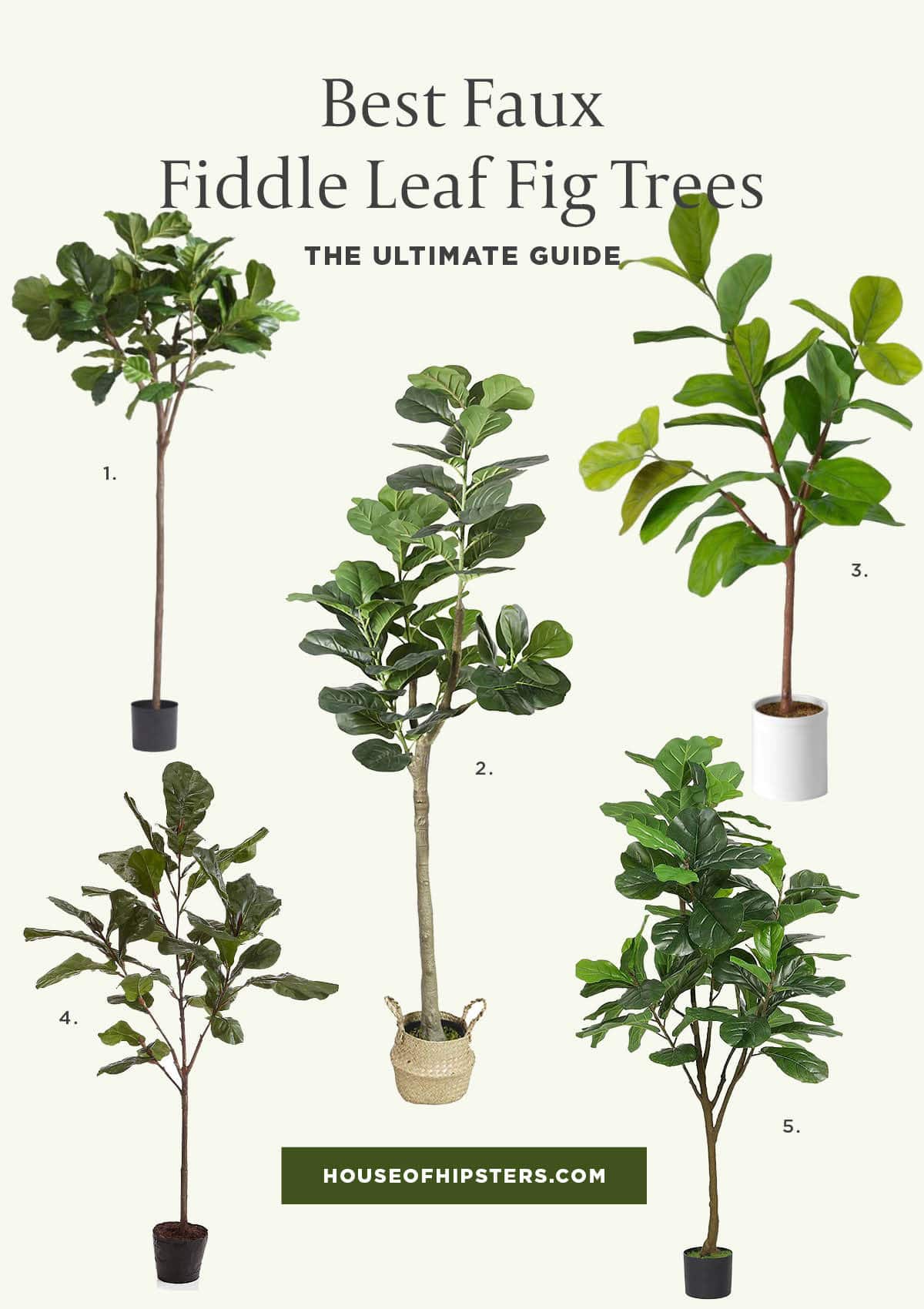 15 Best Faux Fiddle Leaf Fig Trees