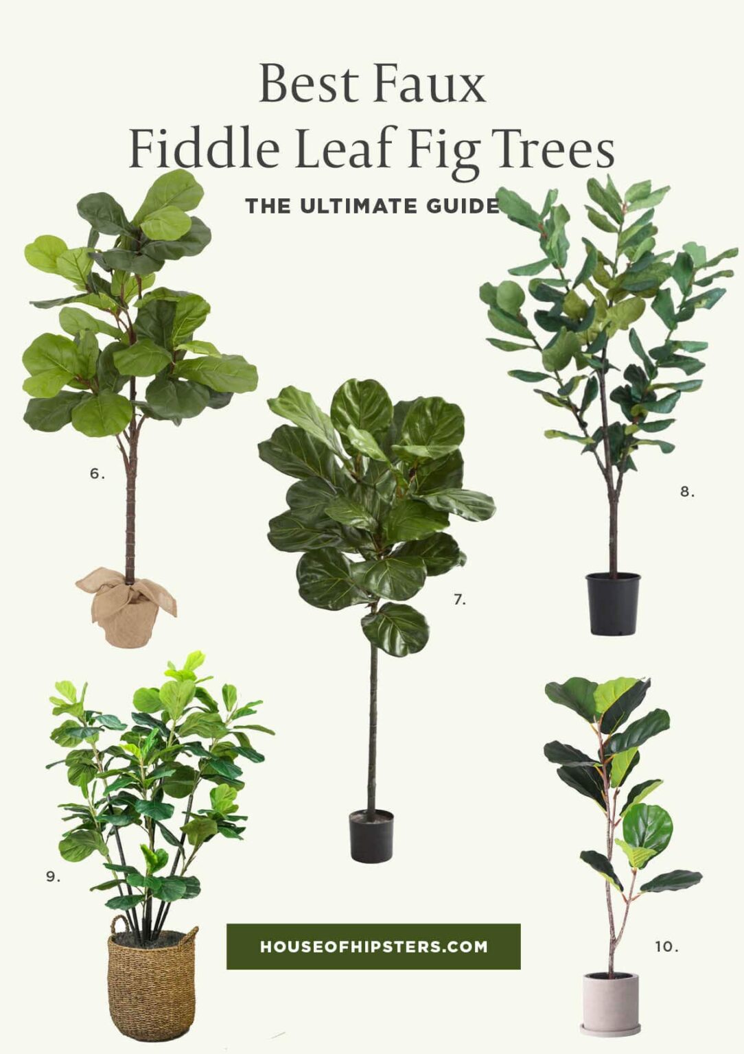 Best Faux Fiddle Leaf Fig Trees That Beautify Your Decor House Of